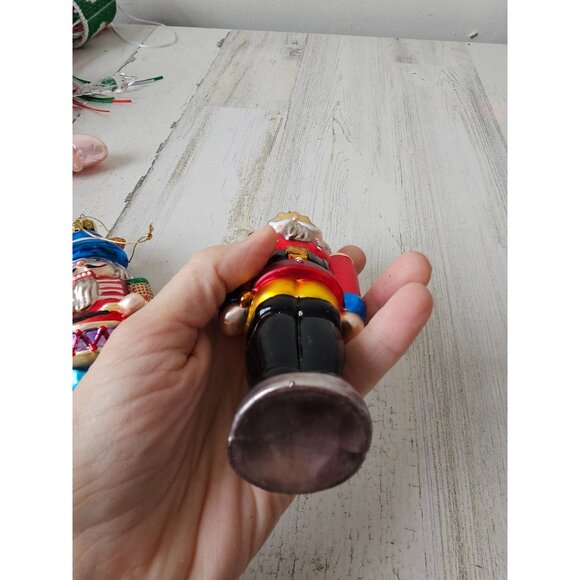 Lao-mai Glass nutcracker ornament set soldier Xmas tree - Picture 14 of 14